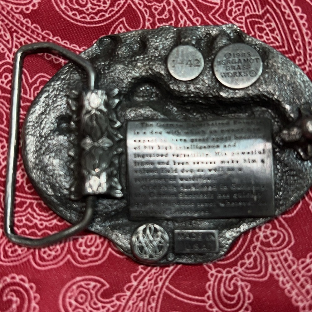 Vintage belt buckles. Tony Lama, Quail, Morgan horse, hunting, Austin Nichols - Picture 9 of 9